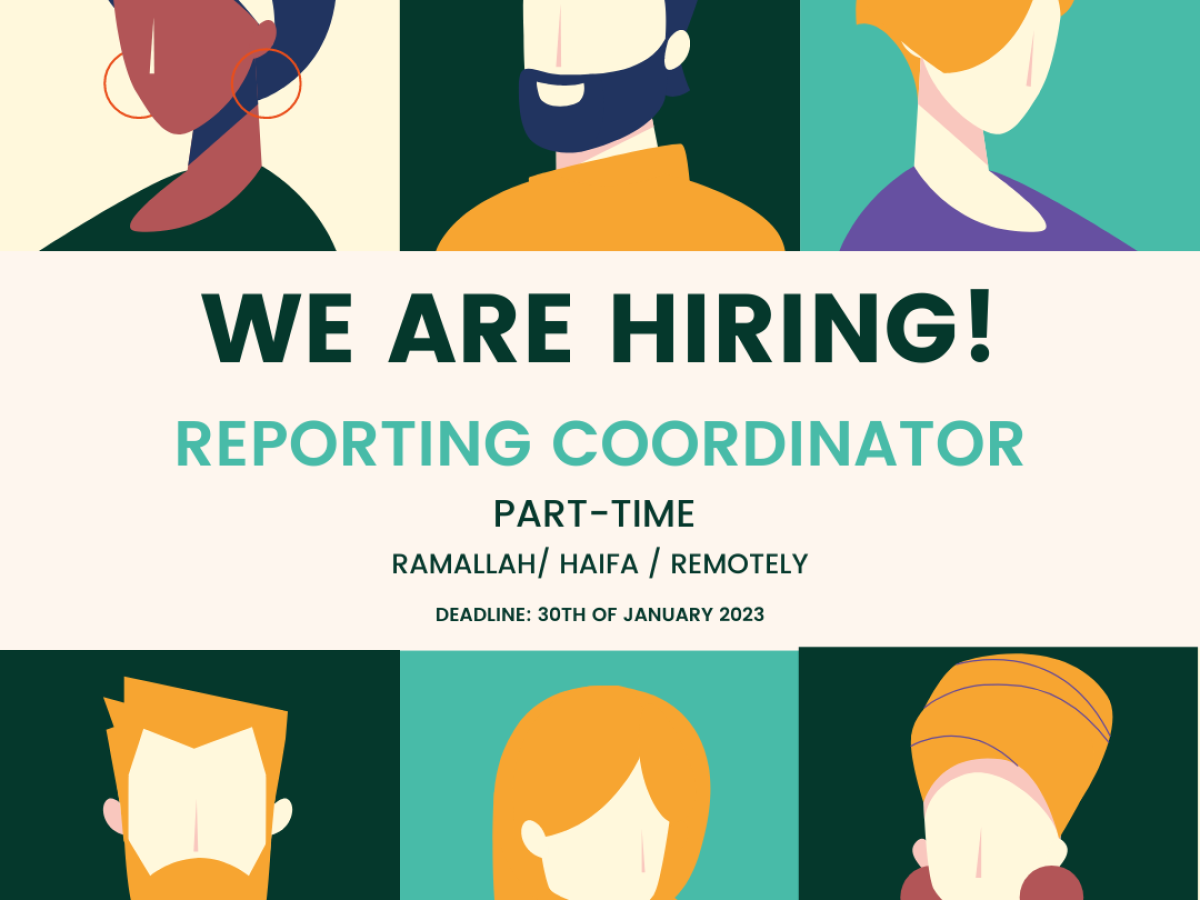Job Opportunity: Reporting Coordinator