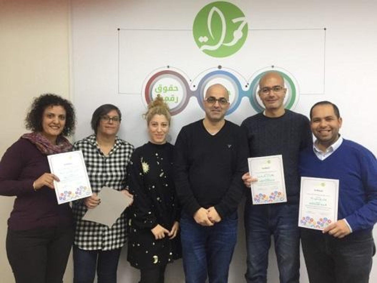 New Group of Digital Campaign Managers Graduate from Training for Non-Profit Organisations provided by 7amleh Center