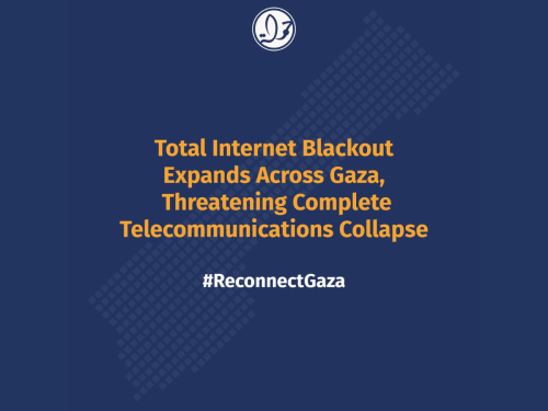 Total Internet Blackout Expands Across Gaza, Threatening Complete Telecommunications Collapse