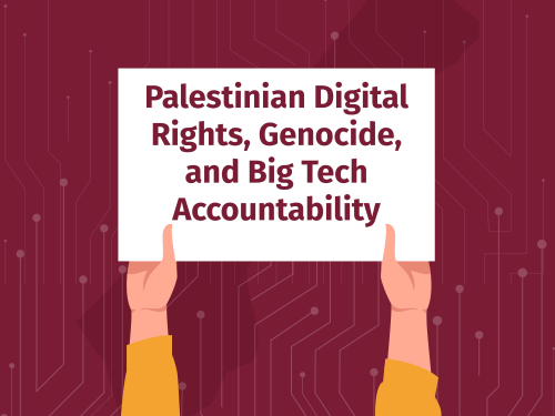 7amleh Releases Report on Palestinian Digital Rights in the Context of Genocide and Big Tech Accountability One Year After the War on Gaza