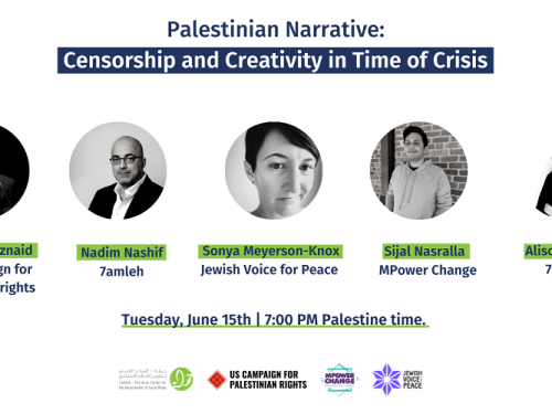 Palestinian Narrative: Censorship and Creativity in Time of Crisis