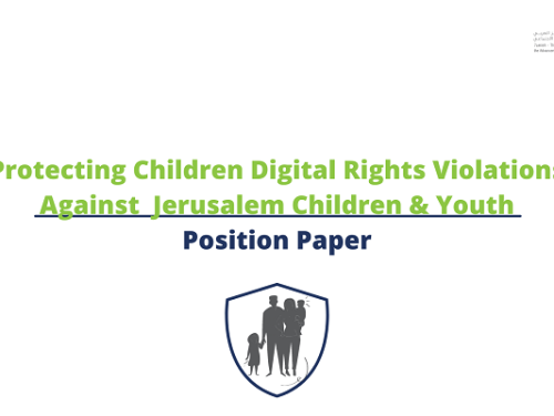 Protecting Children Digital Rights Violations Against Jerusalem Children & Youth