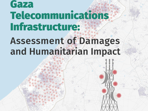 7amleh Issues New Report on the Impact of War on Gaza’s Telecommunications Infrastructure 