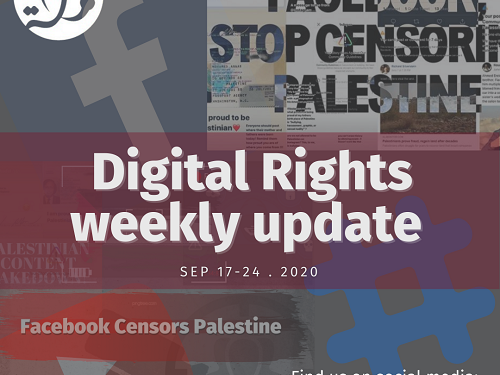 Digital Rights Weekly Update September 17 - 24, 2020
